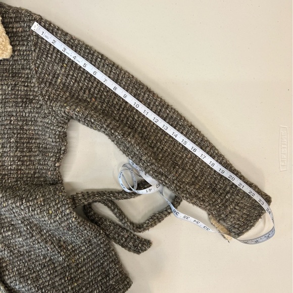 True Grit Sherpa Trim Cardigan Size M - Picture 6 of 11